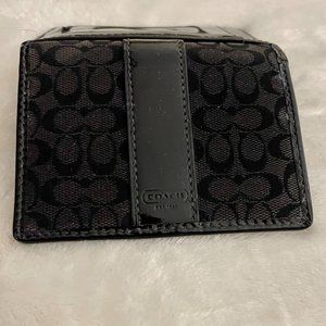 Coach Signature Slim Card Case
